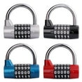 thumbnail image 2 of 5 Digit Combination Travel Padlock Zinc Alloy Password Portable Bag Lock, 2 of 4