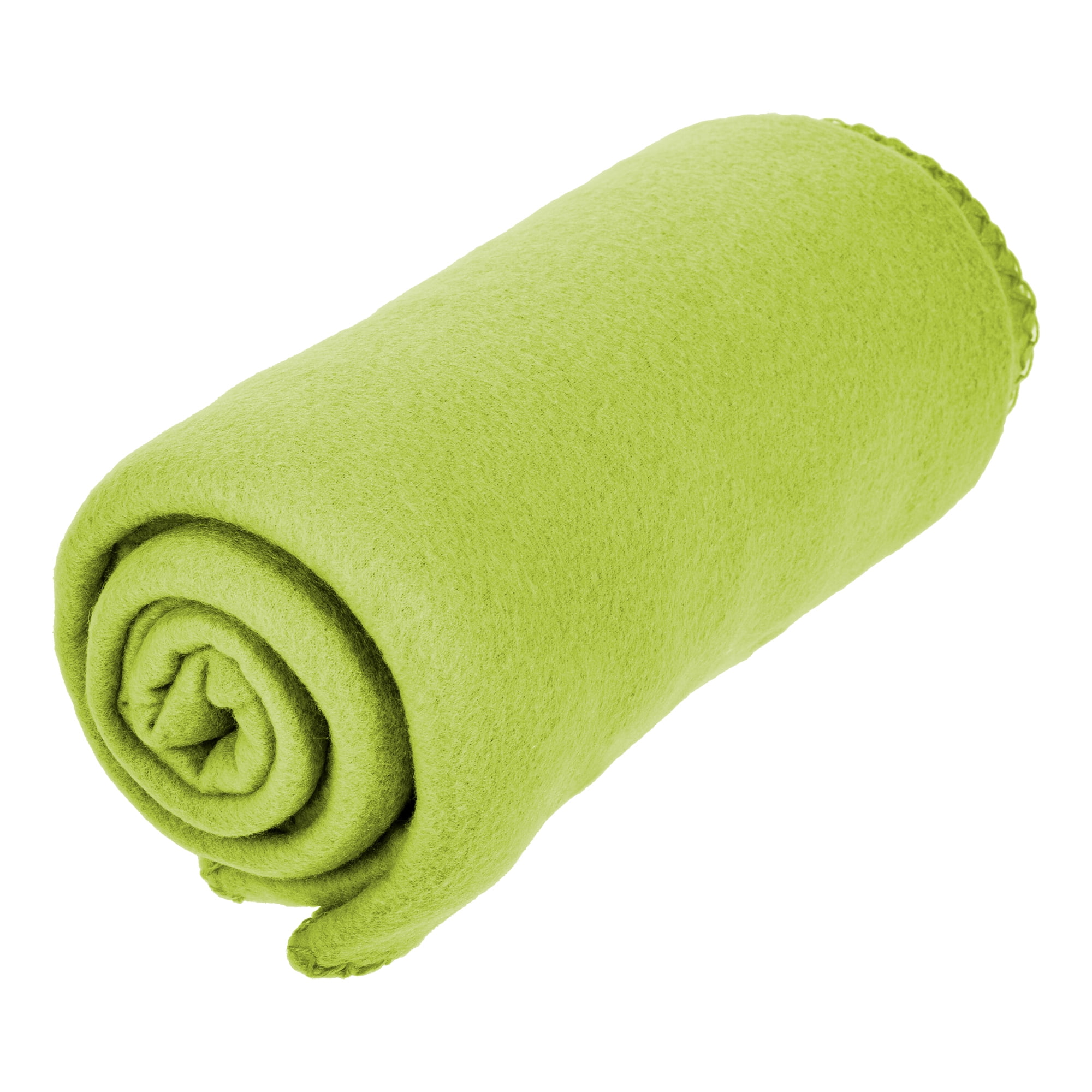 Imperial Home 50” x 60” Soft Fleece Throw Blanket for Home & Travel, Assorted 24-Pack