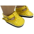 thumbnail image 3 of Yellow Mary Jane Shoes Fit 18 Inch Girl Dolls Like Our Generation American Girl, 3 of 4