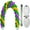 Mardi Gras Gold, Green and Purple, variant on PMU DIY Professional Balloon Arch Deluxe Kit (Black and Silver) Balloon Garland for Party Decoration, Decoration Kit for Birthday Party, Wedding, Graduation, Baby Shower (41687-61646) Pkg/1
