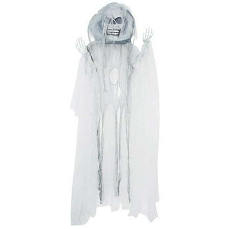 7' Hanging White Halloween Reaper