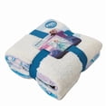 thumbnail image 4 of Frozen 2, Frosted Believe Oversized Silk Touch Sherpa Throw Blanket, 60" x 80", 4 of 6