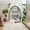 Light Gray, variant on Hanging Egg Chair Without Stand,Rattan Wicker Swing Egg Chair with Resistant Cushion,Outdoor Swing Chair for Balcony Garden Bedroom,Khaki+Yellow