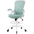 thumbnail image 7 of HYLONE Drafting Chair Tall Office, Ergonomic Standing Desk Stool Adjustable Drafting Chair Big Tall Drafting Office Chair Blue, 7 of 7