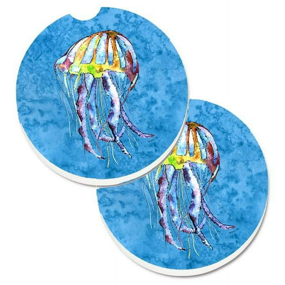 Jellyfish Set of 2 Cup Holder Car Coaster