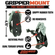 Versatile Gripper Mount for GoPro or DJI Osmo Action Camera - Stealth Black