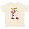 thumbnail image 3 of Inktastic My Aunt Loves Me Flamingo Boys or Girls Toddler T-Shirt, 3 of 5