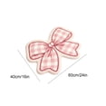 thumbnail image 3 of Pink Bow Rug,Cute Coquette Room Decor Area Rug, Ultra-Soft Fluffy Kawaii Bath Mat, Non-Slip Washable Floor Mat for Girls Bedroom, Nursery and Preppy Bathroom, 3 of 7