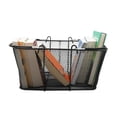 thumbnail image 6 of SSWBasics Black Metal Shopping Basket with Handles - 17”W x 12”D x 7”H - Durable and, 6 of 7