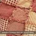 thumbnail image 2 of JCS Primitive Red 1 Homespun Cotton Plaid Fabric Sold by the Yard, 2 of 5