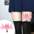 thumbnail image 2 of Intimates Lady Adjustable Halloween Bat Wing Thigh Leg Stockings Suspender Garter Belt, 2 of 2