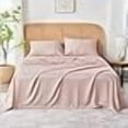 thumbnail image 3 of Sijo AiryWeight Tencel Sheet Set, 100% Lyocell Derived from Eucalyptus, Buttery Soft, Architectural Digest 2022 Best Cooling Sheets Winner, 1 Top Sheet Only (Blush, Full/Queen), 3 of 4