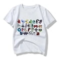 thumbnail image 4 of Nueva camiseta Harajuku con alfabeto de moda de verano 2024 para niños, ropa para niñas, camisetas con estampado de dibujos animados, ropa para niños, 4 of 5