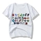 thumbnail image 4 of Nueva camiseta Harajuku con alfabeto de moda de verano 2024 para niños, ropa para niñas, camisetas con estampado de dibujos animados, ropa para niños, 4 of 5