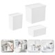 thumbnail image 5 of GOOHOCHY Caja de almacenamiento multiusos para el hogar Caja de almacenamiento de energía de lavado Caja de plástico de 3 piezas, 5 of 7