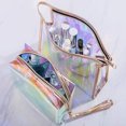 thumbnail image 2 of Justharion 2x Sturdy And Durable Transparent Cosmetic Bag For Travel Essentials Made With TPU Toiletry Bag As Shown 1Set, 2 of 6