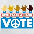 thumbnail image 3 of CafePress - Vote Peace Long Sleeve T Shirt - Unisex Cotton Long Sleeve T-Shirt, 3 of 4