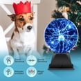 thumbnail image 5 of 6 inch Plasma Ball Lamp Extra Large Touch & Sound Sensitive Plasma Globe Science Learning Toy Nebula Thunder Lightning for Kids Bedroom Novelty Toy Gift Idea, 5 of 7