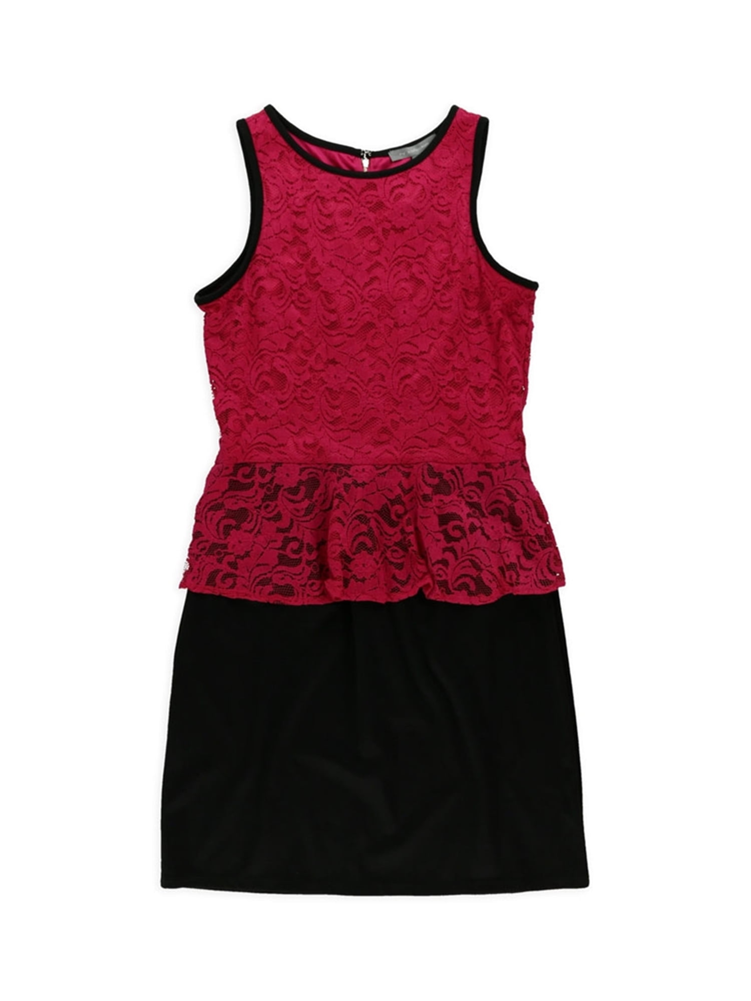 NY Collection Womens Peplum Sheath Dress