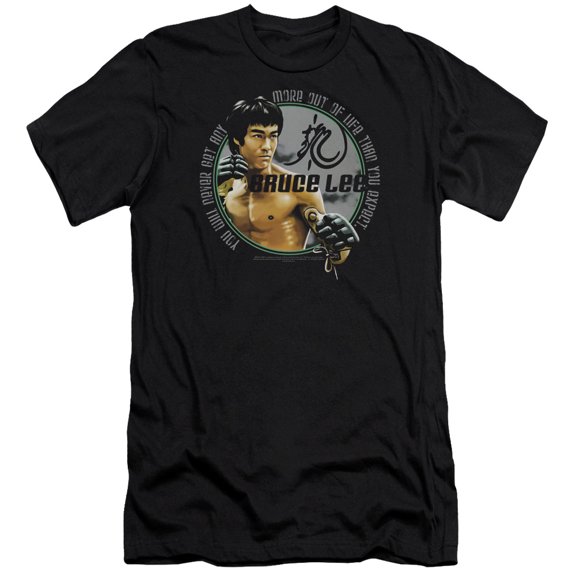 Bruce Lee Expectations Premium Canvas T-Shirt Adult Slim Fit 30/1 Black