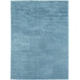 thumbnail image 2 of HR Plush Aqua Solid Color Shag Rug - Thick Pile, High-End, Soft & Cozy Floor Carpet for Bedroom & Living Room, 2 of 5