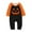 #A20-Plaid Pumpkin Face, variant on Abcomgle Matching Family Halloween Pajamas Sleepwear Spooky Plaid Dancing Ghost Romper Crewneck Jumpsuit Sleepwear Jammies Raglan Long Sleeve Onesie Jammies Sleepwear for Xmas Holiday Party