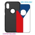 thumbnail image 2 of DistinctInk Custom SKIN / DECAL compatible with OtterBox Commuter for iPhone X / XS (5.8" Screen) - Czech Republic Flag, 2 of 5