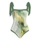 thumbnail image 3 of MKLEKYY Trajes De Baño Mujer Completo Women 1 Piece Swimwear+1 Piece Cover Up Two Piece Vintage Print Swimsuit Monokini Bikini 2 Piece Swimsuits Two Piece Tankini Set 766, 3 of 4
