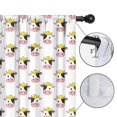 thumbnail image 4 of Blackout Kids Curtains,White Cow Engineer Pattern Childrens Insulated Curtains Set Of 2,Bedroom Essentials,Toddler Room Decor 42x54in(106x137cm), 4 of 5