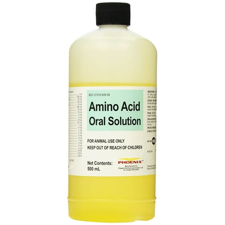 Acid Nutritional Supplement - Pet Amino Acid, 500ml, A nutritional supplement of vitamins, amino acids and electrolytes By Phoenix