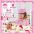 thumbnail image 2 of Set de veterinario Toy Doctor Kit TEUVO con perro de peluche y disfraz, 2 of 9