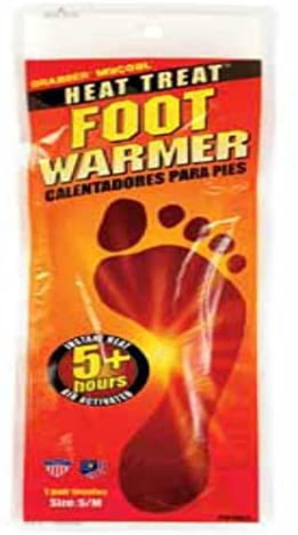 Size M/L Pack of 30 Grabber Foot Warmer Heat Treat 5 Plus Hr 1 Pair 