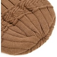thumbnail image 6 of 2 Pieces Winter Hat Scarf Set Warm Knit Thick Beanie Scarves Knitted Cap for Men, 6 of 10