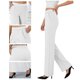 thumbnail image 4 of Pincandy Women's Solid Color Gabardine Pants - Elastic Waist with Unique Leg Line Design, Loose Fit with Side Pockets, Ideal for Casual & Active Lifestyles, 4 of 7