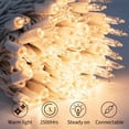 thumbnail image 2 of Guirnalda de luces navideñas Brightown, 16 m, 200, blanco cálido, 120 V, 2 of 9