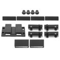 thumbnail image 2 of Concealed Hinges for Shower Panels, Enhanced Stability via Metal Upper and Lower Clamps, 2 of 5