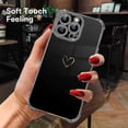 thumbnail image 2 of Daviko Compatible With Iphone 13 Pro Case For Women Luxury Soft Tpu Shockproof Protective Phone Case Full Camera Protection Raised Reinforced Corner, 2 of 5