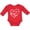 Red, variant on Inktastic I Love My Nana and Papa in White Chalk Heart Boys or Girls Long Sleeve Baby Bodysuit