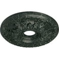 thumbnail image 3 of Ekena Millwork 18"OD x 3 1/2"ID x 2 1/2"P Granada Ceiling Medallion (Fits Canopies up to 6 5/8"), Hand-Painted Painted Turtle Crackle, 3 of 5