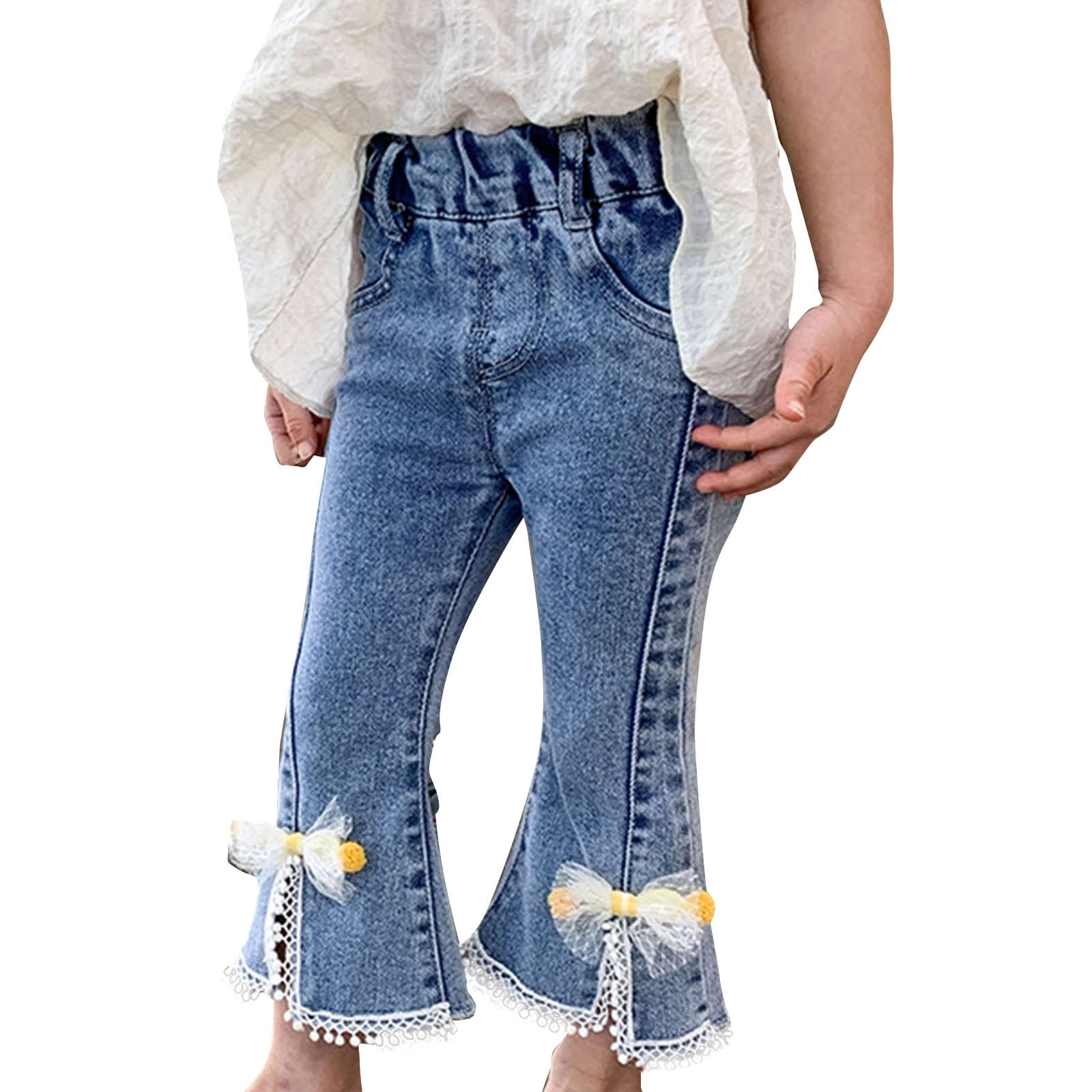 Little Girl Pants Girl's Cute Soft Jeans Fashion Small Small Children's