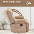 Oversized Swivel Rocker Recliner Chair for Living Room for Adults