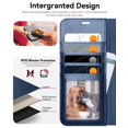 thumbnail image 3 of Ocase Compatible Con Galaxy S25 Plus Funda Tipo Cartera De Piel Sintética Con Tarjeteros, Función Atril De Bloqueo Rfid [Carcasa Interior De Tpu A Prueba De Golpes] Funda Protectora Para Teléfono De 6, 3 of 5