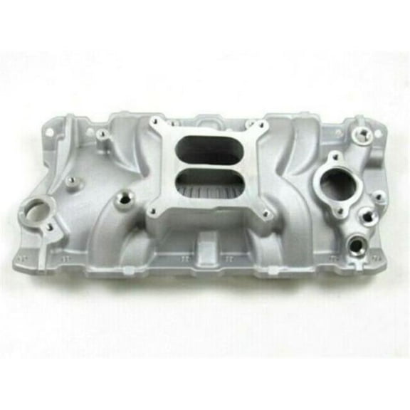 Bous Performance E42405 5500 RPM Non-EGR Intake Manifold for 1957-1995 262-400 CID & Chevy V8 Dual Plane