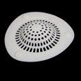 thumbnail image 2 of Unique Bargains 145mm Diameter Silicone Drain Hair Catcher Strainer White 2pcs, 2 of 4