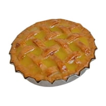 Xloro Miniature Dollhouse Desserts Pretend Play Food Lifelike Pies and Sweets 3D Resin Mini Food Crafts Accessories for Dollhouse Decor (1Pc 1.26"x0.35")