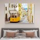thumbnail image 4 of Póster de lienzo de tren tranvía funicular de Lisboa, Portugal, decoración de dormitorio, paisaje deportivo, decoración de oficina, regalo, estilo marco, 40 x 60 cm, 4 of 8