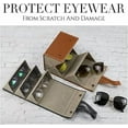 thumbnail image 3 of Concerning Multipack Glasses Case, Multiple Glasses Storage Case, Foldable Eyeglasses Case, 6-Slot Sunglass Case, 3 of 7