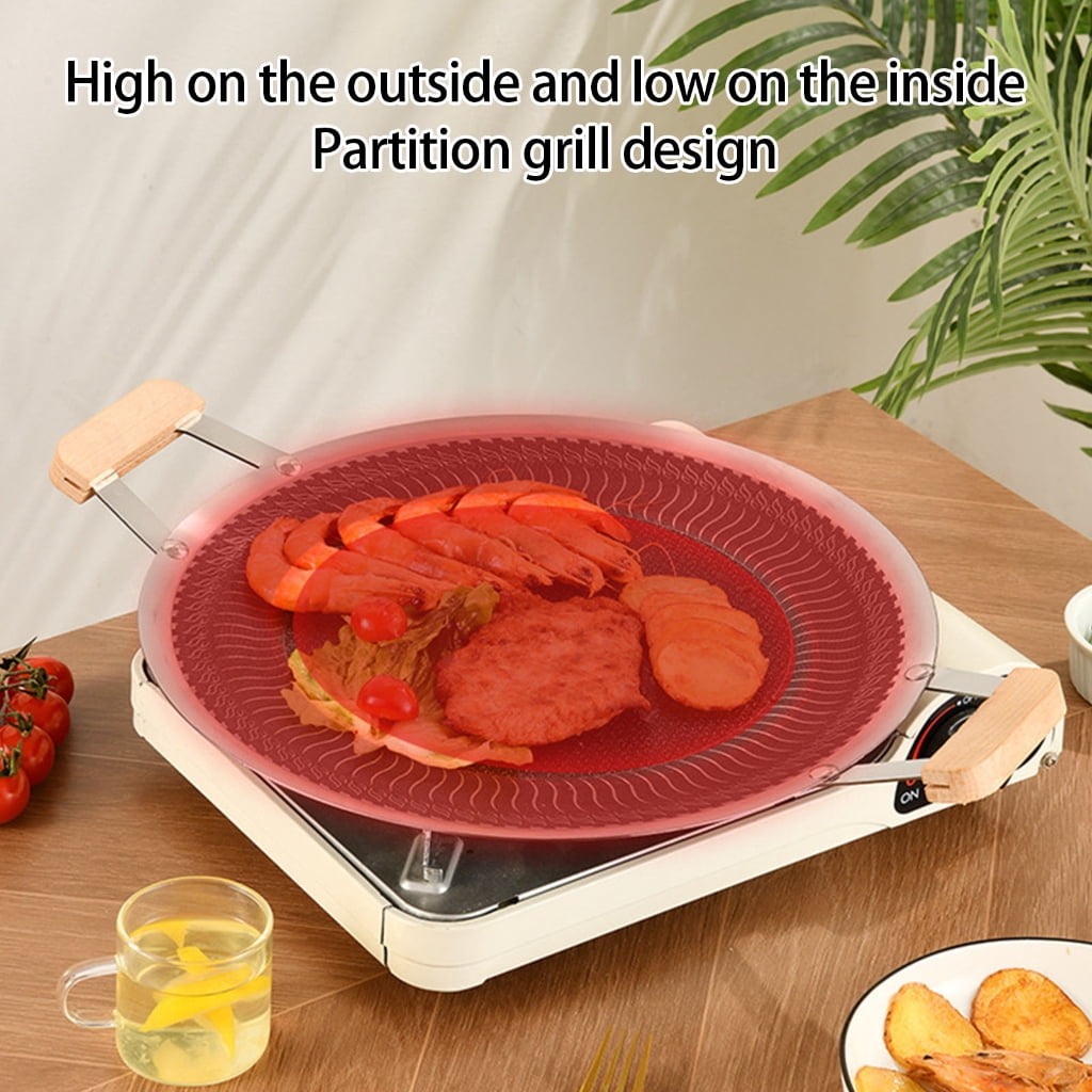 BBQ Pans Cooking Pans Grilling Tool Grilling Plate Outdoor BBQ Grilling Pans