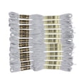 thumbnail image 5 of (10 pack) DMC Mouline 117-415 Six-Strand Embroidery Thread, Pearl Gray, 8.7-Yards, 5 of 7