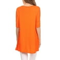 thumbnail image 5 of Women's Casual Short Sleeve Tunic Top With Pockets, 5 of 7